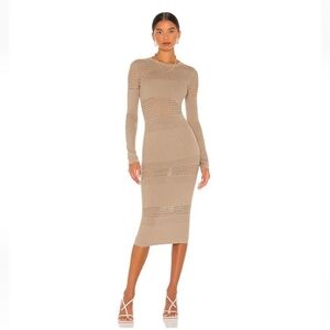 Lovers & Friends Tianna Dress Mushroom / Size Small